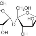 Sakkaroz yani bildiğimiz şekerin bir molekülünün temsili resmi